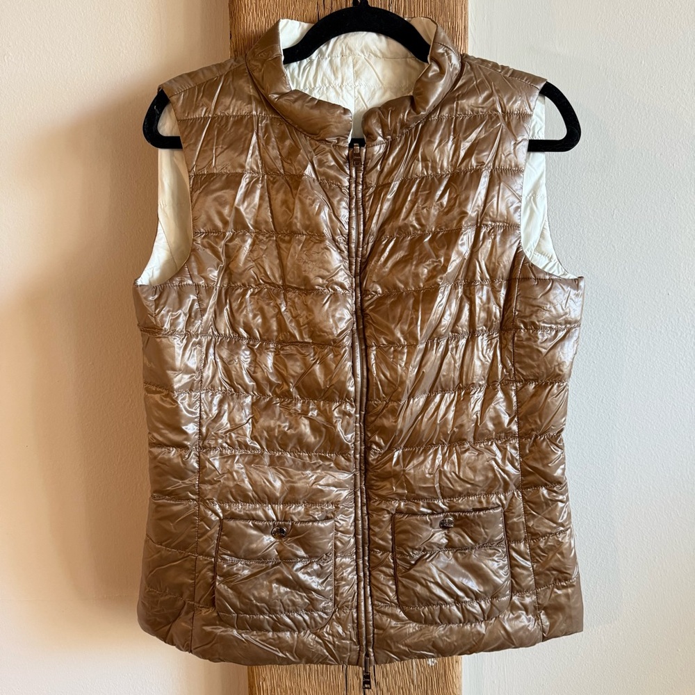 Herno Reversible Puffer Down Lightweight Vest Jac… - image 4